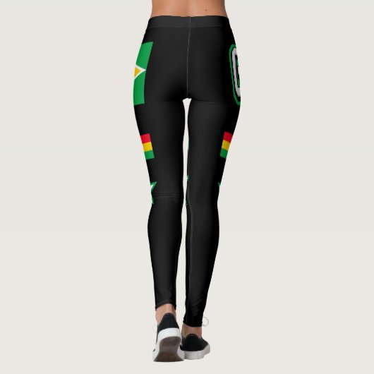 Guyana Flag Leggings (Achterkant)