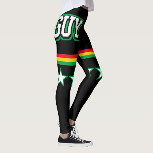 Guyana Flag Leggings (Rechts)