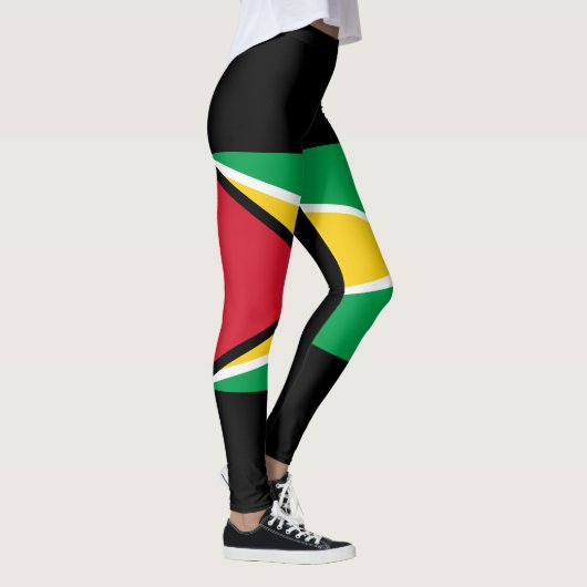 Guyana Flag Leggings (Rechts)