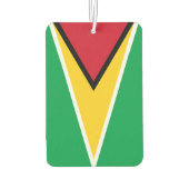 Guyana Flag Luchtverfrisser (Achterkant)