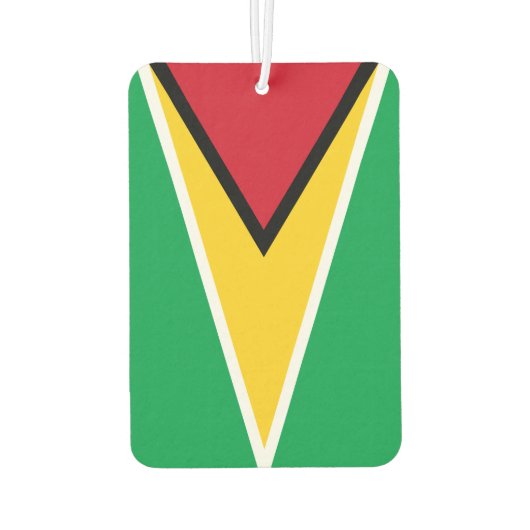 Guyana Flag Luchtverfrisser (Achterkant)