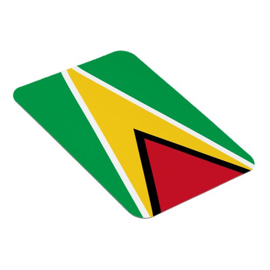 Guyana Flag Magneet (Rechterzijde)