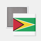 Guyana Flag Magneet (Voorkant / Achterkant)