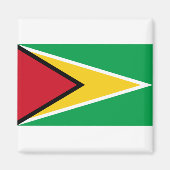 Guyana Flag Magneet (Voorkant)