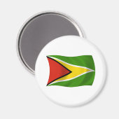 Guyana Flag Magnet (Voorkant / Achterkant)