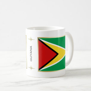 Guyana Flag + Map Mok