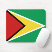 Guyana Flag Mousepad Muismat (Met muis)