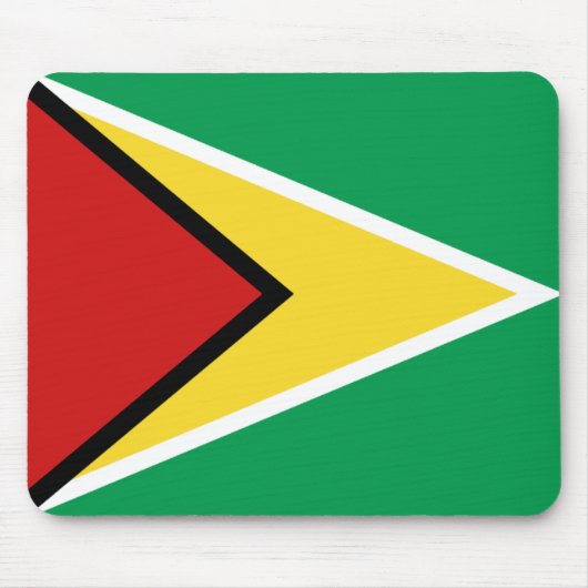 Guyana Flag Mousepad Muismat (Voorkant)