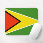 Guyana Flag Mousepad Muismat (Met muis)