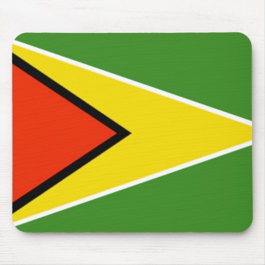 Guyana Flag Mousepad Muismat (Voorkant)