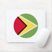 Guyana Flag Muismat (Met muis)