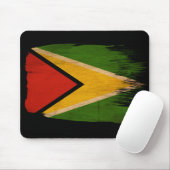 Guyana Flag Muismat (Met muis)