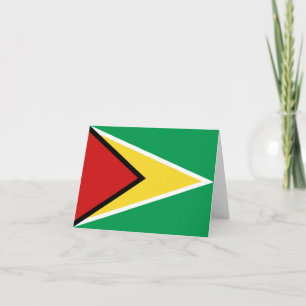 Guyana Flag Notecard Kaart