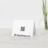 Guyana Flag Notecard Kaart (Achterkant)