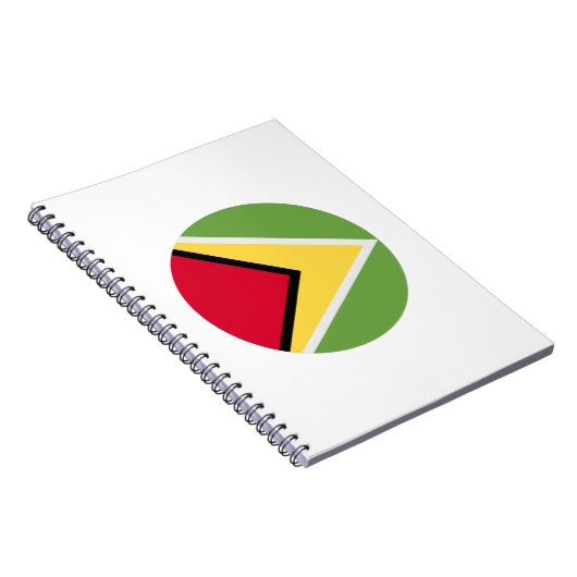 Guyana Flag Notitieboek (Rechterzijde)