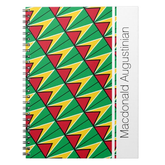 GUYANA Flag  Notitieboek Journal (Voorkant)