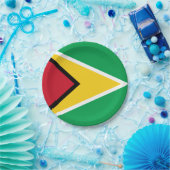 Guyana flag papieren bordje (Feest)