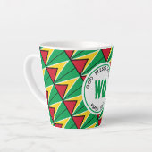 GUYANA FLAG Patriotic  Guyanese Latte Mok (Linkerhoek)