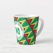 GUYANA FLAG Patriotic  Guyanese Latte Mok (Rechterhoek)