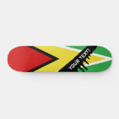 Guyana Flag Persoonlijk Skateboard (Horizontaal)