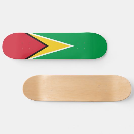 Guyana Flag Persoonlijk Skateboard (Horizontaal)
