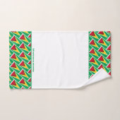 GUYANA FLAG Persoonlijke scriptWHITE Bad Handdoek (Handdoek)