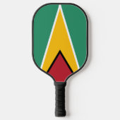 Guyana Flag Pickleball Paddle (Voorkant)