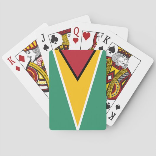Guyana Flag Pokerkaarten (Achterkant)