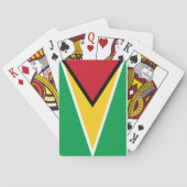 Guyana flag  pokerkaarten (Achterkant)