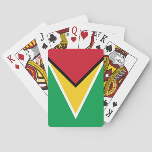 Guyana Flag Pokerkaarten (Achterkant)