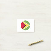 Guyana Flag Post-it® Notes (Op bureau)