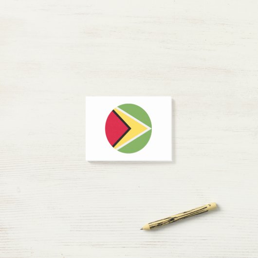 Guyana Flag Post-it® Notes (Op bureau)