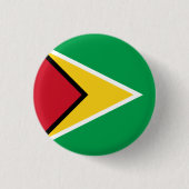 Guyana Flag Ronde Button 3,2 Cm (Voorkant)