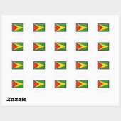 Guyana Flag Ronde Sticker (Vel)