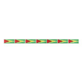 Guyana Flag Satijnen Lint (Voorkant)
