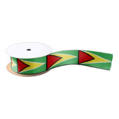 Guyana Flag Satijnen Lint (Spoel)