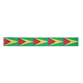 Guyana Flag Satijnen Lint (Voorkant)