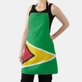 Guyana flag schort (Insitu)