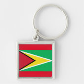 Guyana Flag Sleutelhanger (Voorkant)