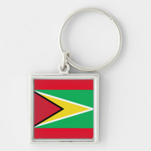 Guyana Flag Sleutelhanger