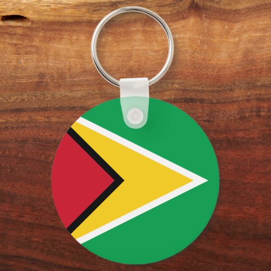 Guyana Flag Sleutelhanger (Achterkant)