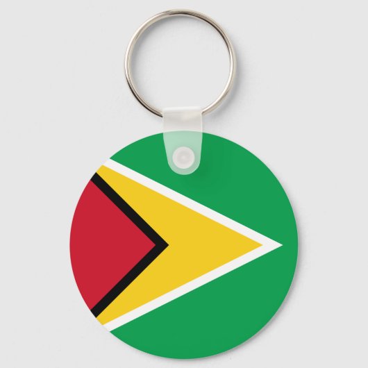 Guyana Flag Sleutelhanger (Achterkant)