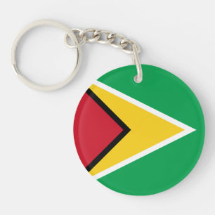 Guyana Flag Sleutelhanger
