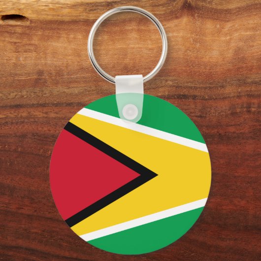 Guyana Flag Sleutelhanger (Voorkant)