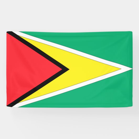 Guyana Flag Spandoek (Horizontaal)