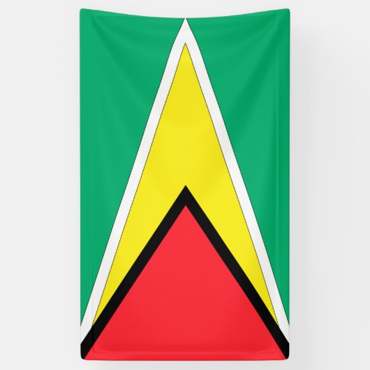 Guyana Flag Spandoek (Verticaal)