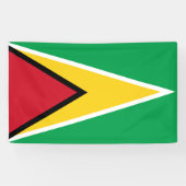 Guyana Flag Spandoek (Horizontaal)