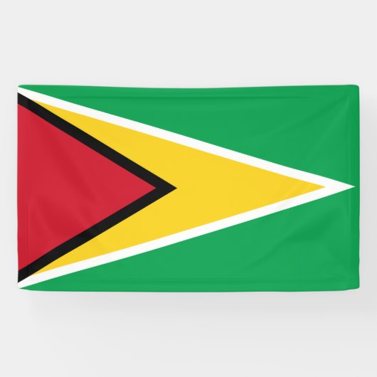 Guyana Flag Spandoek (Horizontaal)