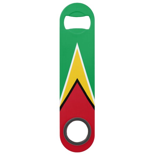 Guyana Flag Speed Flessenopener (Voorkant)