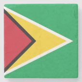 Guyana Flag Stenen Onderzetter